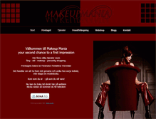 Tablet Screenshot of makeupmania.se
